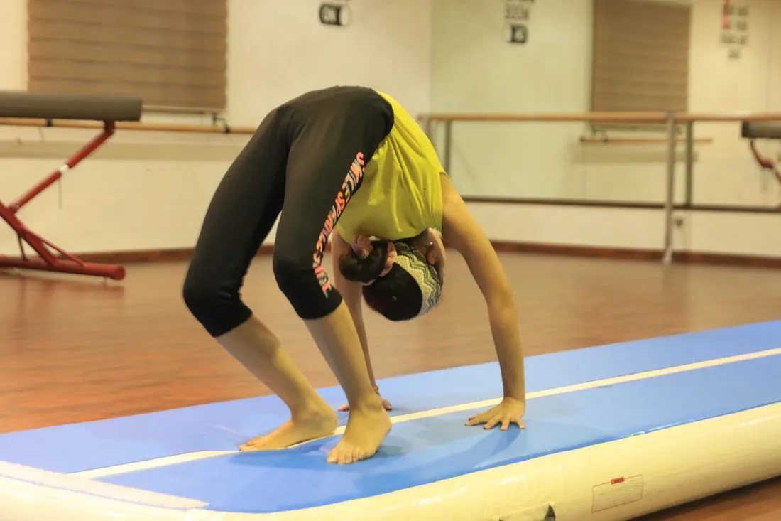 Children's gymnastics class